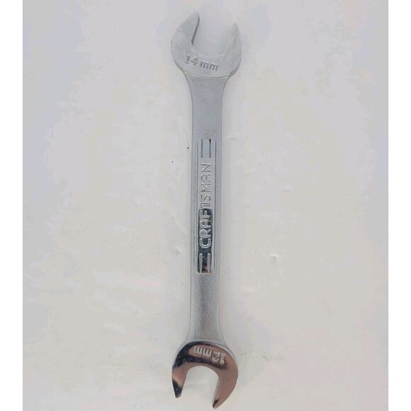 Vintage Craftsman 4 pc. 7mm-15mm Open-End Wrench Set, -V- Series, Made in USA - Picture 7 of 16